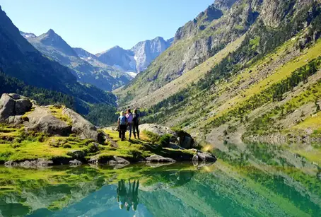 Stunning summer view of the Pyrenees, top mountain destination for holidays in Spain