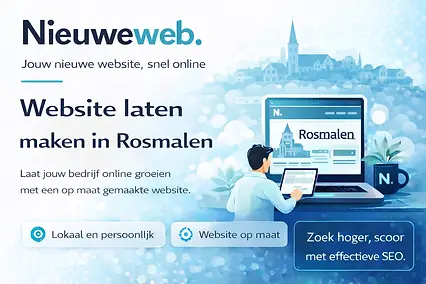 Website laten maken in Rosmalen — lokale Wix-website voor ondernemers in de regio Den Bosch
