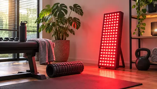 NuviBody LITE 1500 review van het rood licht therapie paneel met 1500 watt en vijf golflengten
