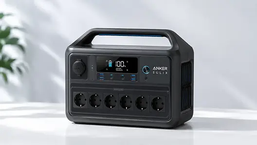 Anker SOLIX C1000 powerstation review met 1056Wh LiFePO4 accu en SurgePad tot 2400W