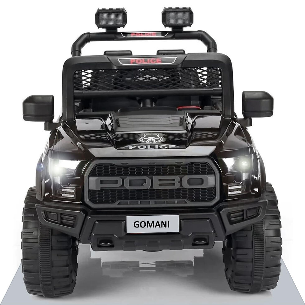 Thumbnail: Pobo Electric Ride-On Car for Kids | Rechargeable Battery | Bluetooth Remote Con