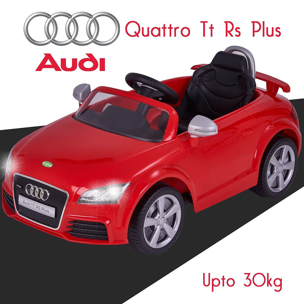 Thumbnail: Audi TTRS Kids battery car with remote control-Red