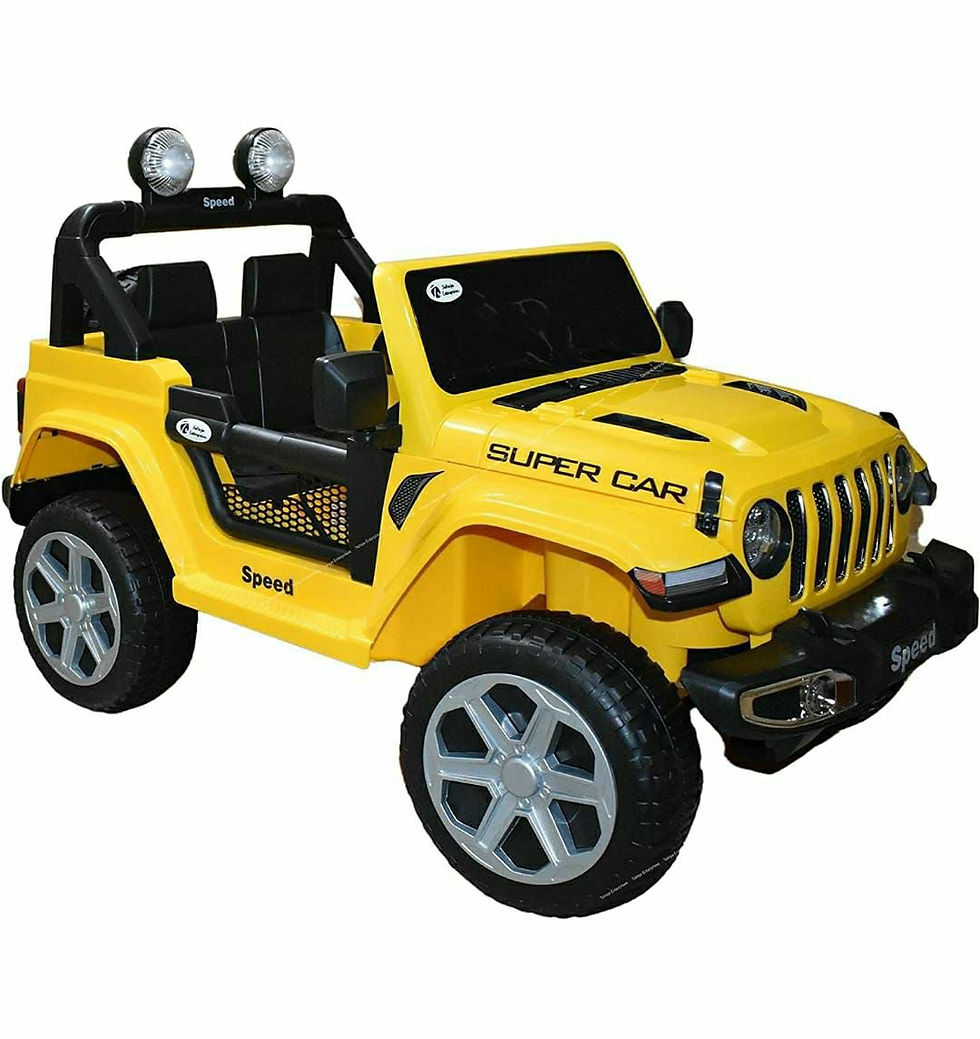 Thumbnail: Gomani Kids Ride on 12 volt Jeep with Music -White
