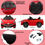 Thumbnail: Gomani Z4 Mini Electric Ride on Car for Kids with Rechargeable Battery  Red