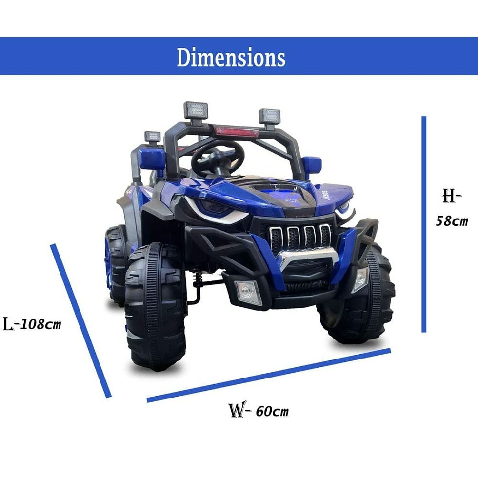 Thumbnail: Battery Operated Ride on Jeep for Kids- Electric Kids Jeep Jk909 