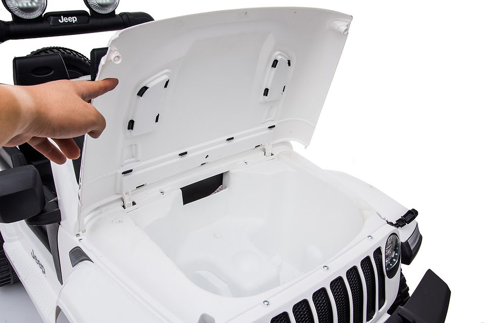 Thumbnail: Gomani Kids Ride on 12 volt Jeep with Music -White