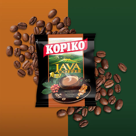 Packaging design of Kopiko Java Coffee for PT. Mayora Indah, Tbk