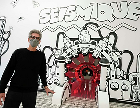 Seismique Lobby Art