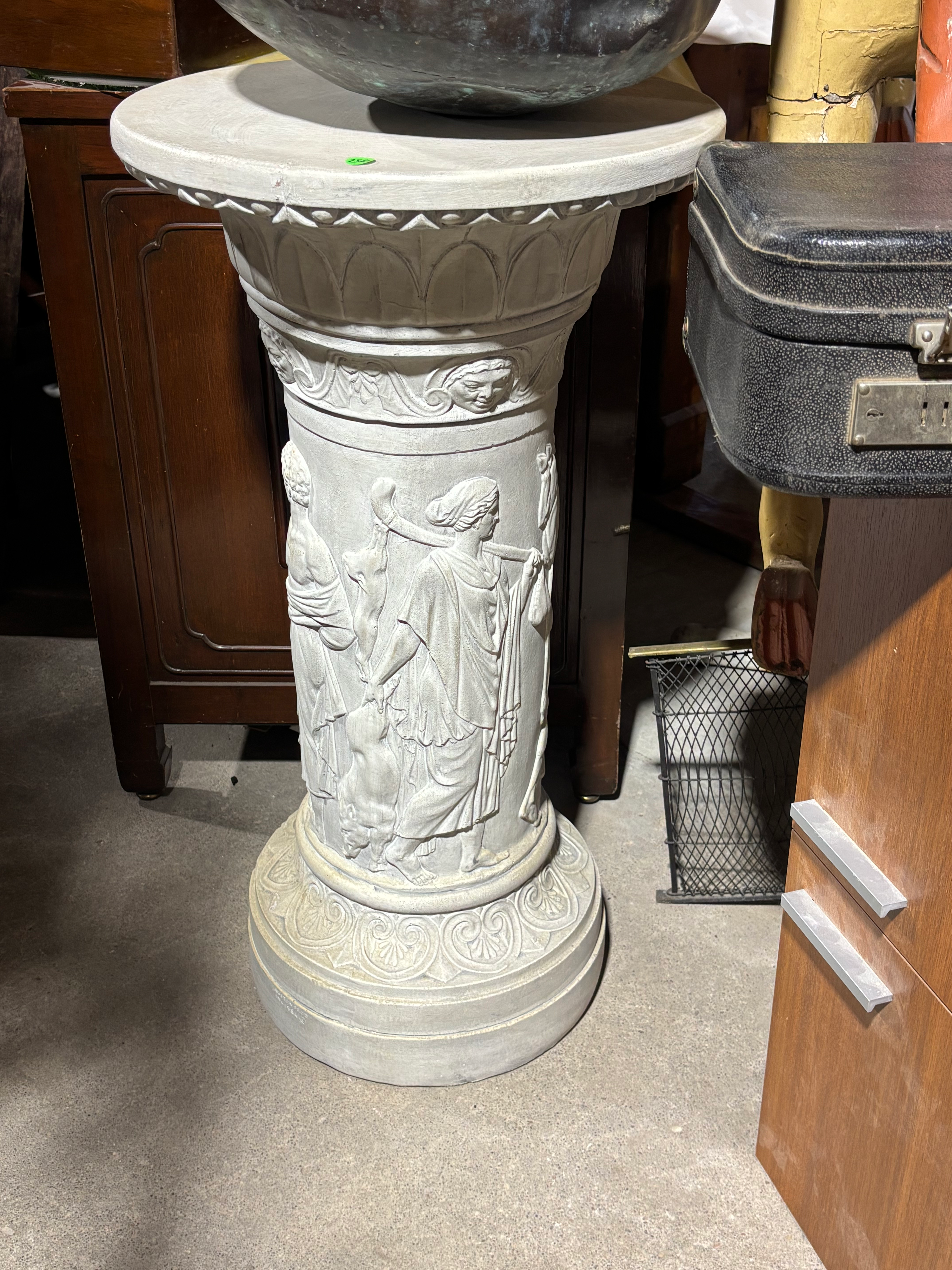 Decorative Clay Pedestal