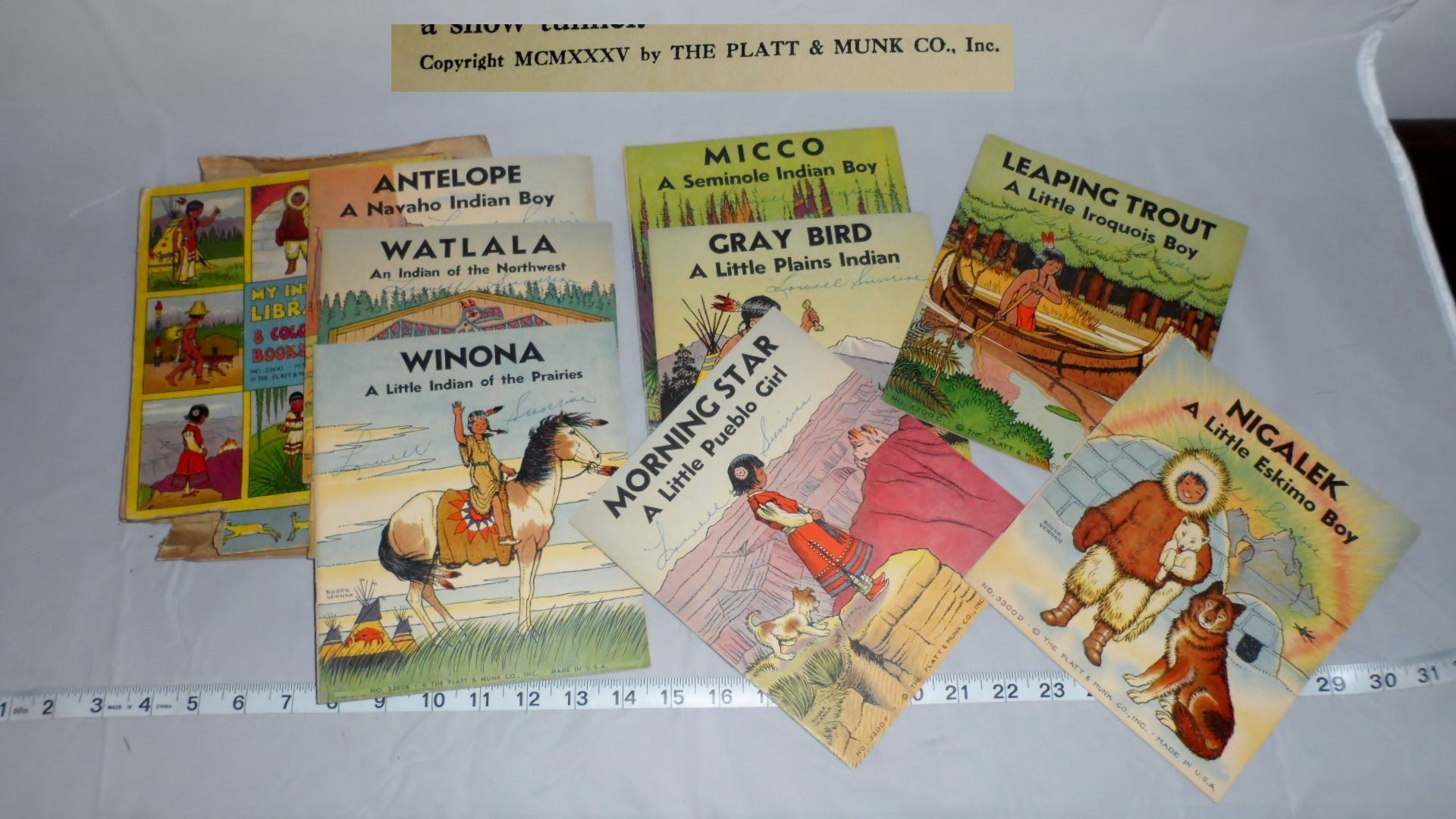 1935 Book Series by The Platt & Munk Co