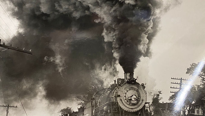 1930s Picture of Train #4125 Boston, MA