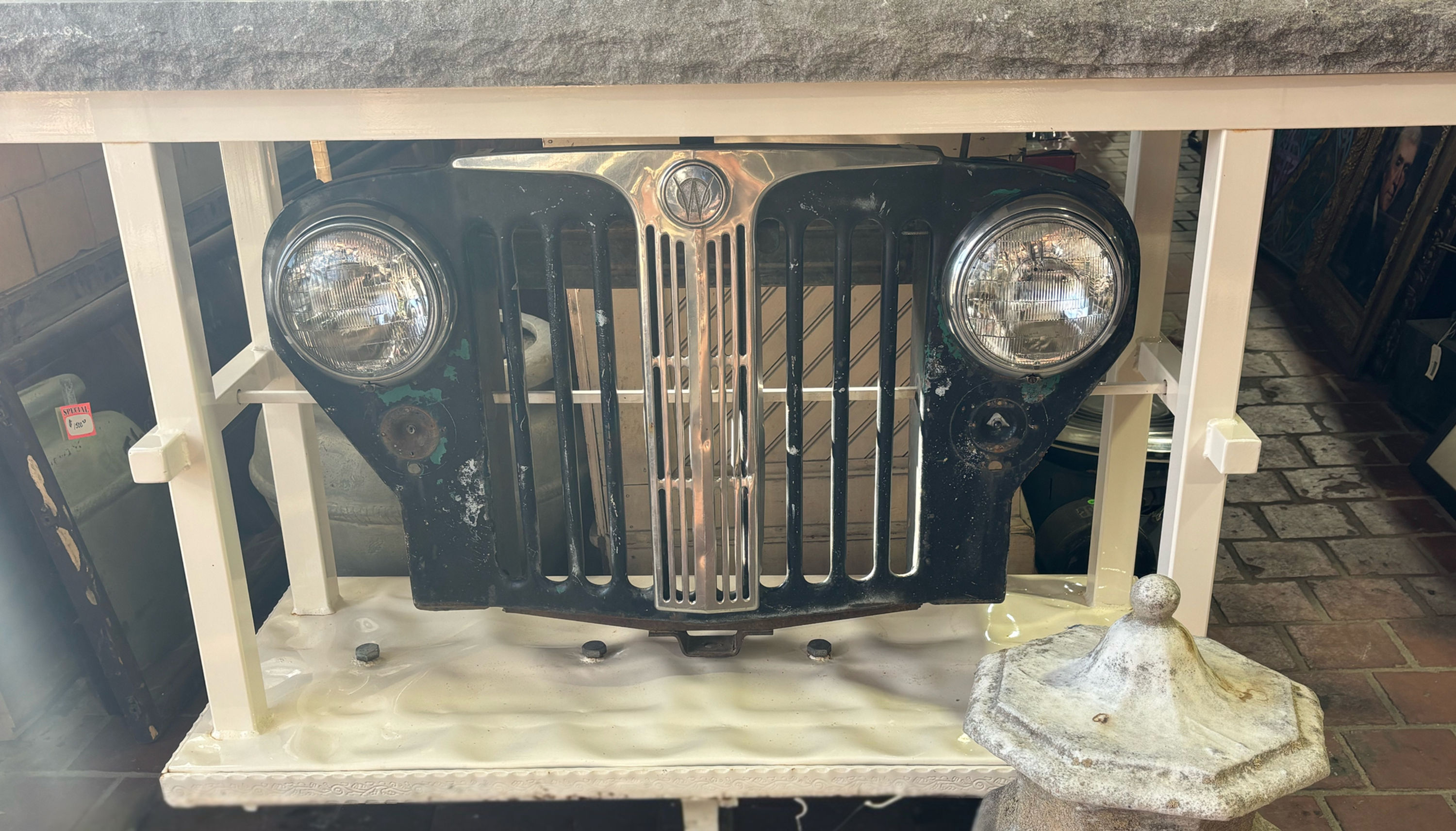 1949 Willys Jeepster Grill Car Bar