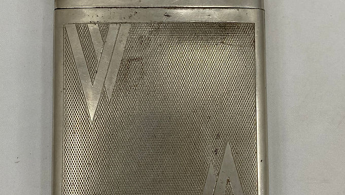 Cigarette Case with Built-In Lighter