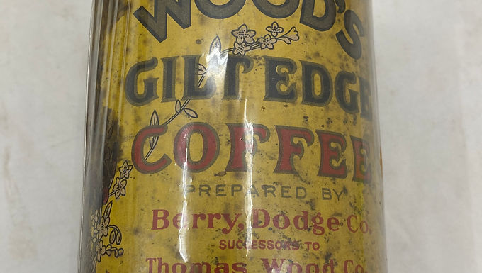 Wood’s Gilt Edge Coffee Tin