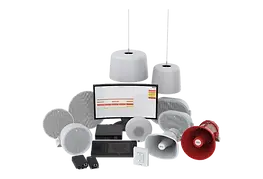 Audio Equipment Array of Speakers