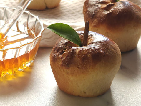 לחמניות בריוש תפוח בדבש