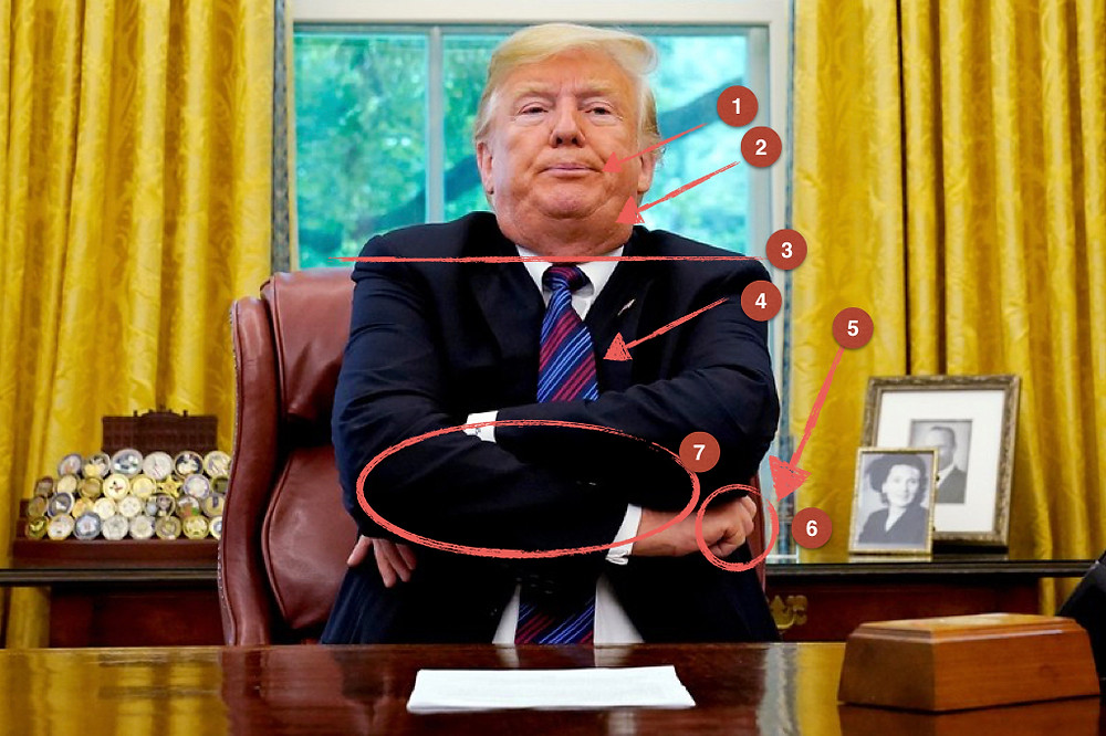 Comunicación no verbal Trump