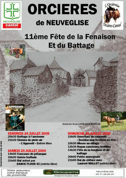 Affiche de la fête 2009