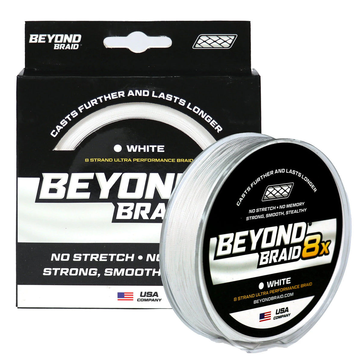 Beyond Braid - White 8x Strand 300yard