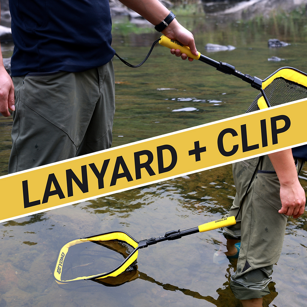 Thumbnail: Beyond Braid  - Beyond Braid Floating Fishing Net with Folding Handle