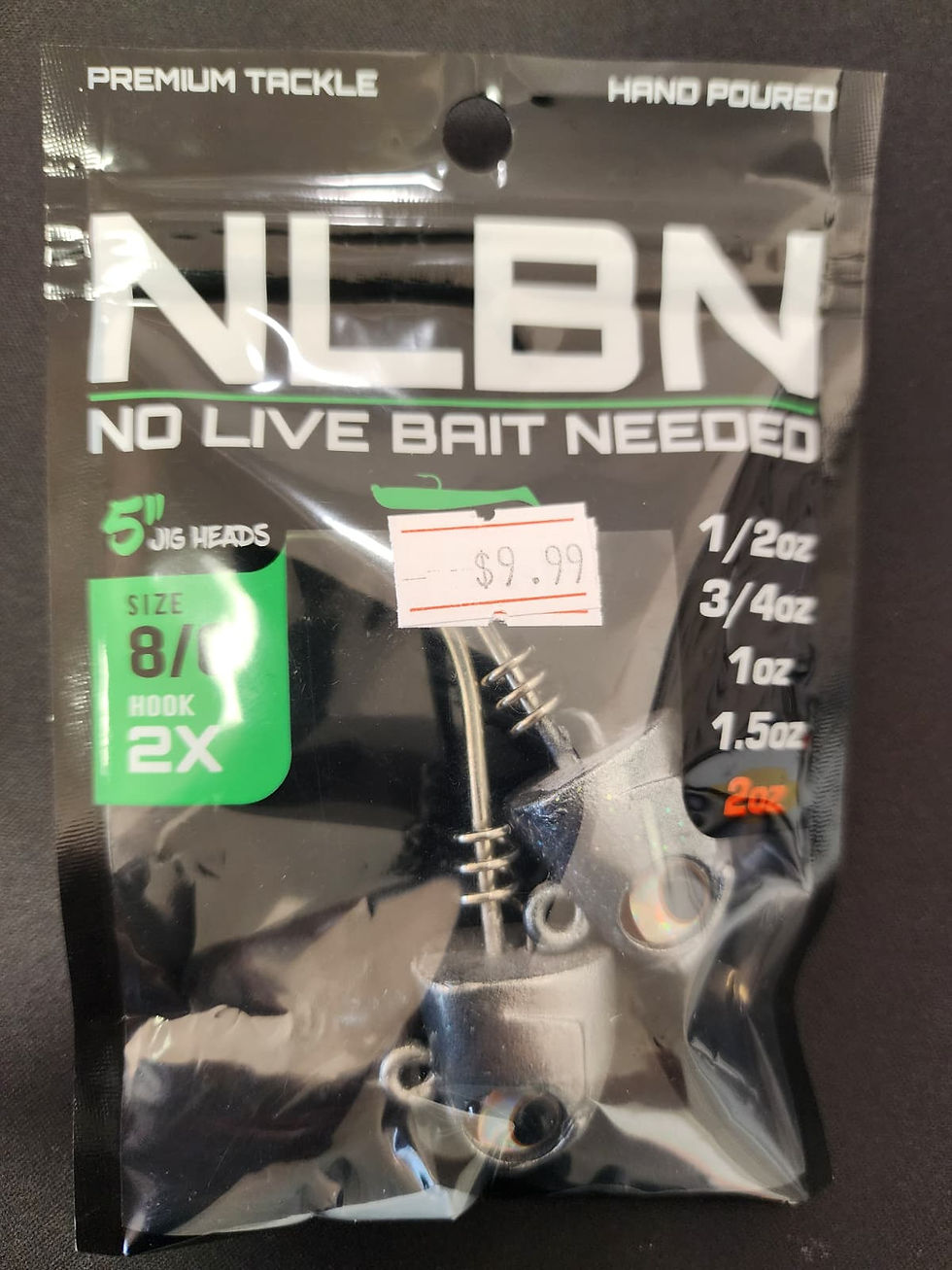 Thumbnail: NLBN - 5" Jig Head - hook size 8/0