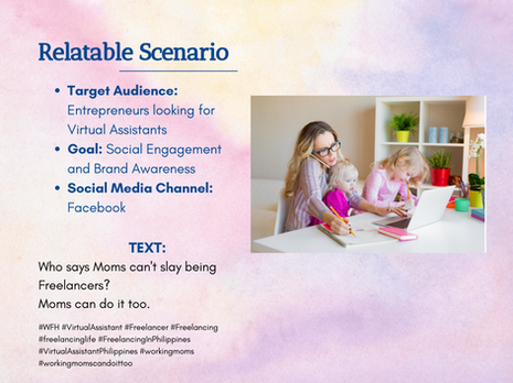 ORGANIC SOCIAL MEDIA CAMPAIGN