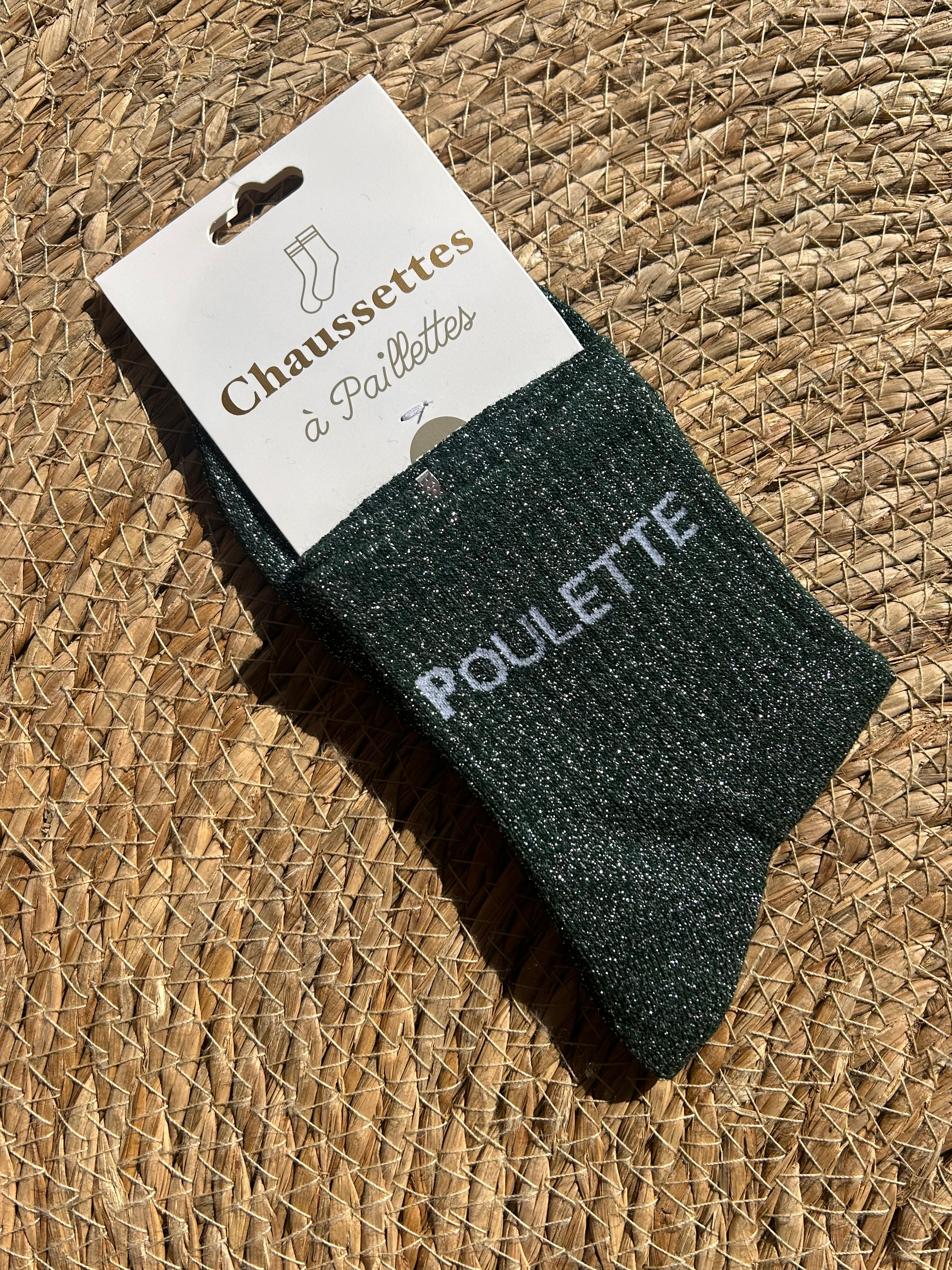 Chaussettes à paillettes cadeau idéal