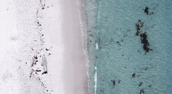Vidéo tourisme : plage turquoise de Tasmanie filmée au drone
