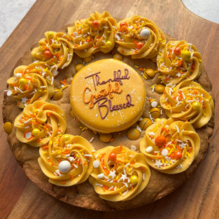 Thanksgiving Cookie Cake