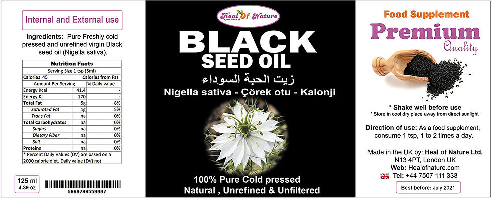 Thumbnail: Premium Cold Pressed PURE Black Seed Oil (Nigella sativa) Select  your blessings