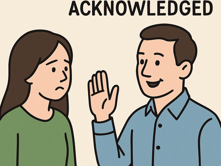 acknowledge (一応)認める