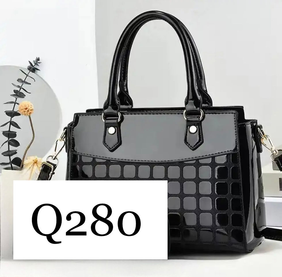 Bolsa de charol negra para dama mujer Guatemala Cartera Bolso