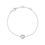 Thumbnail: Links of London Diamond Essentials Sterling Silver & Pave Heart Bracelet