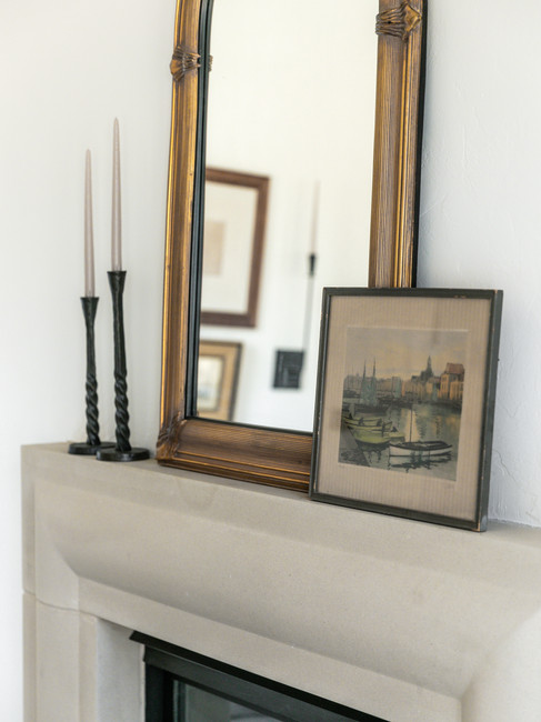 vintage styled mantel mantel