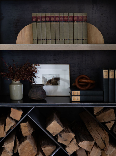 rustic modern built in styling.