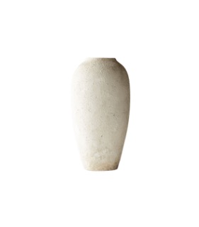 White Textured Vase