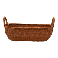 Large Wicker Basket with Handles
