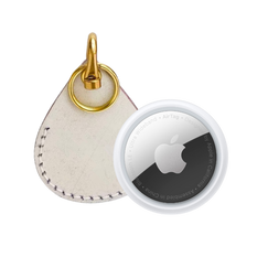 Leather AirTag Keychain