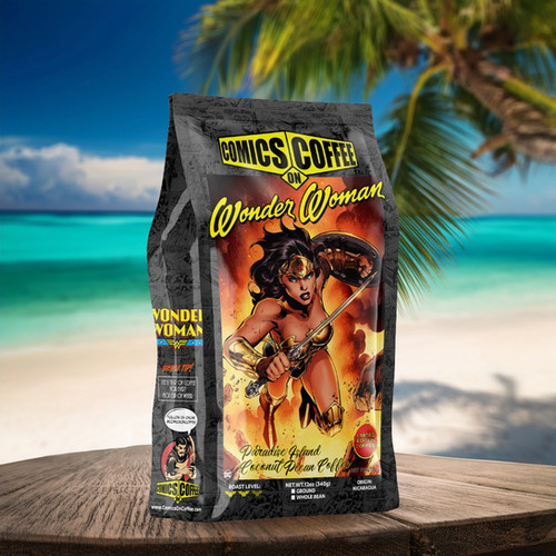 Wonder Woman™ Coconut Pecan | Comics on Coffee