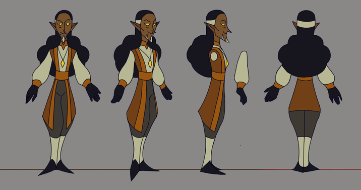 William the Wizard - Turnaround sheet