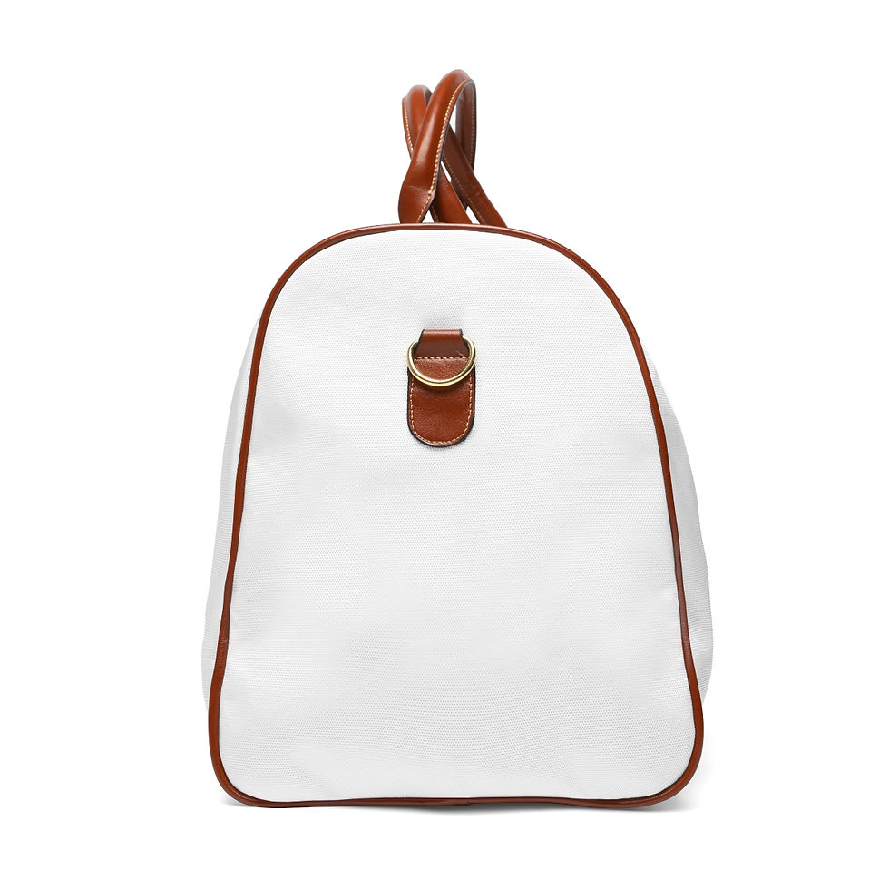 Thumbnail: White Tipsy Atlas Duffel Bag