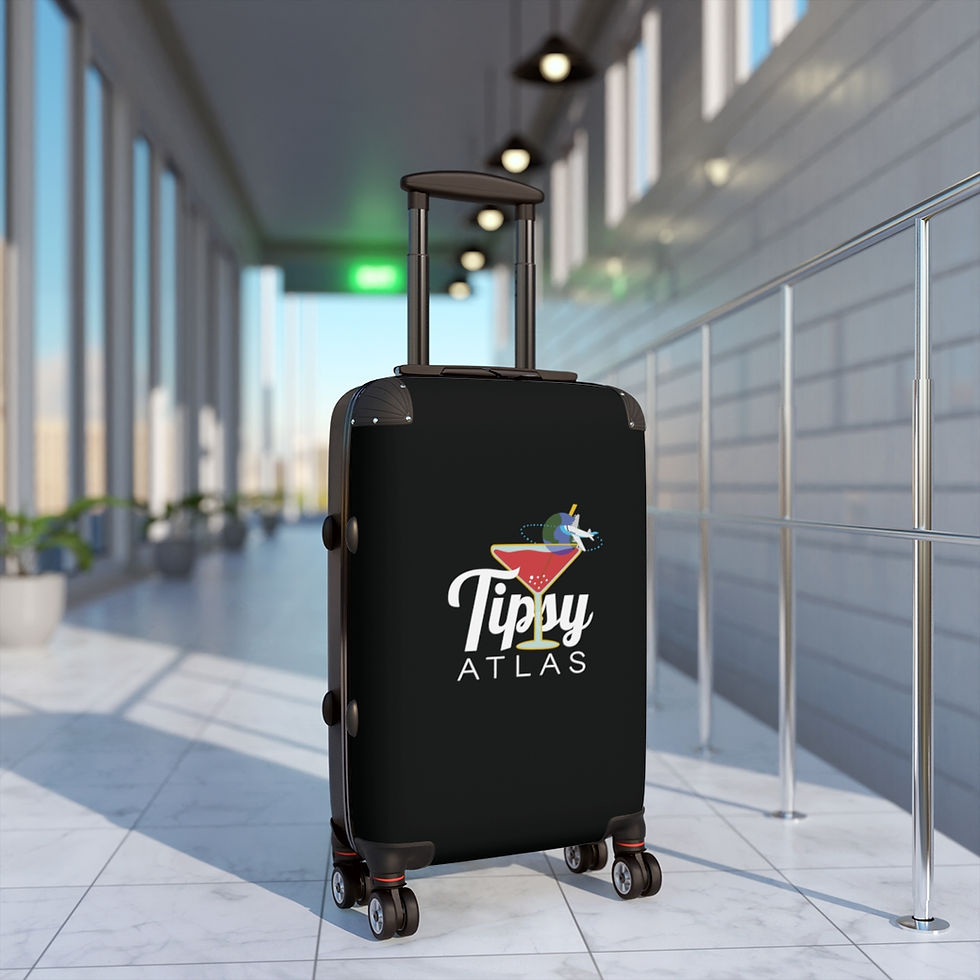 Thumbnail: Black Tipsy Atlas Suitcase