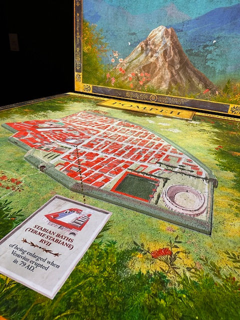 The town of Pompeii