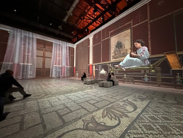 Inside the immersive film sequence