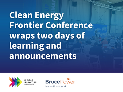 NII’s first-ever Clean Energy Frontier Conference wraps two days of learning and exciting announcements