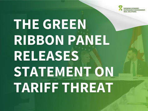 Green Ribbon Panel economic and energy leaders release statement on tariff threat