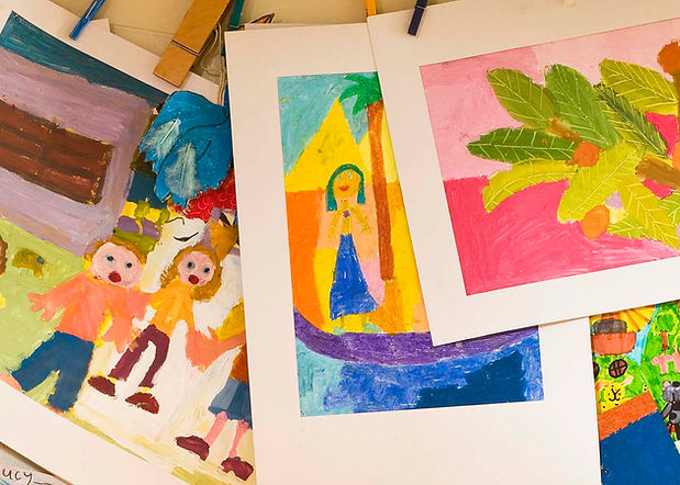 Pinturas de niños