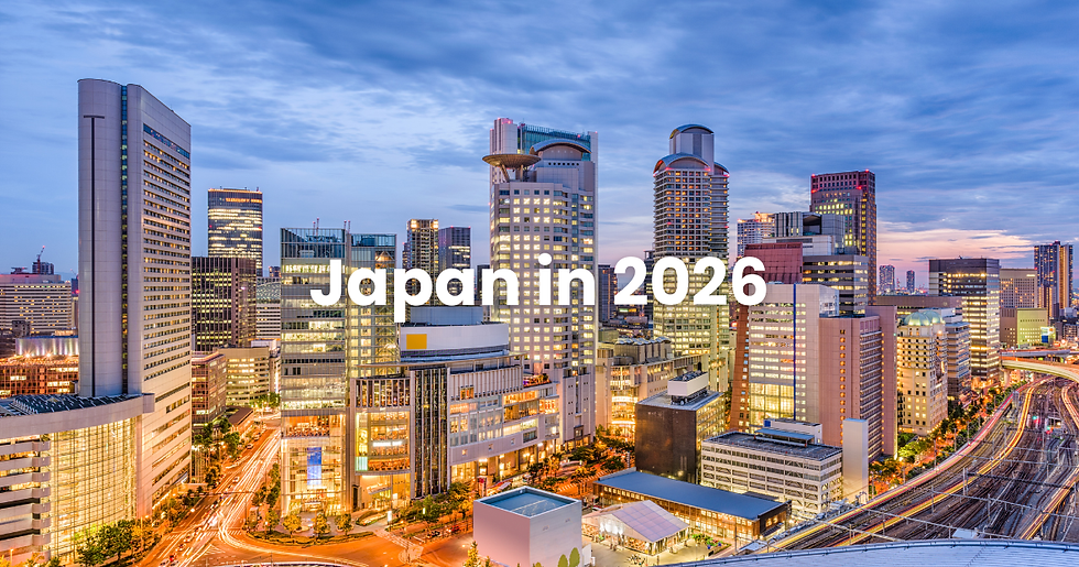 Japan in 2026: a country moving forward, but differently