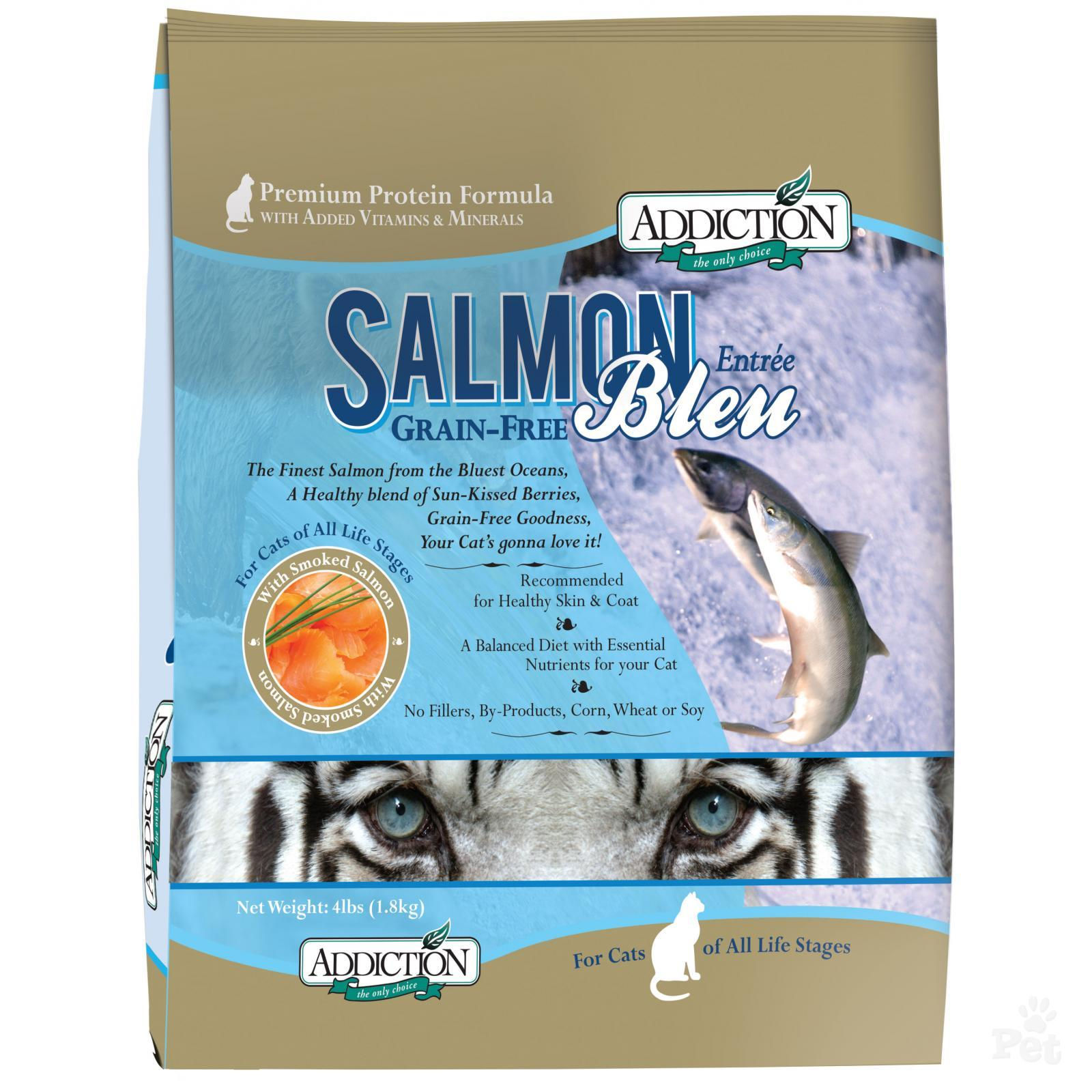 Addiction Cat Salmon Bleu ( 4lb / 20lb )
