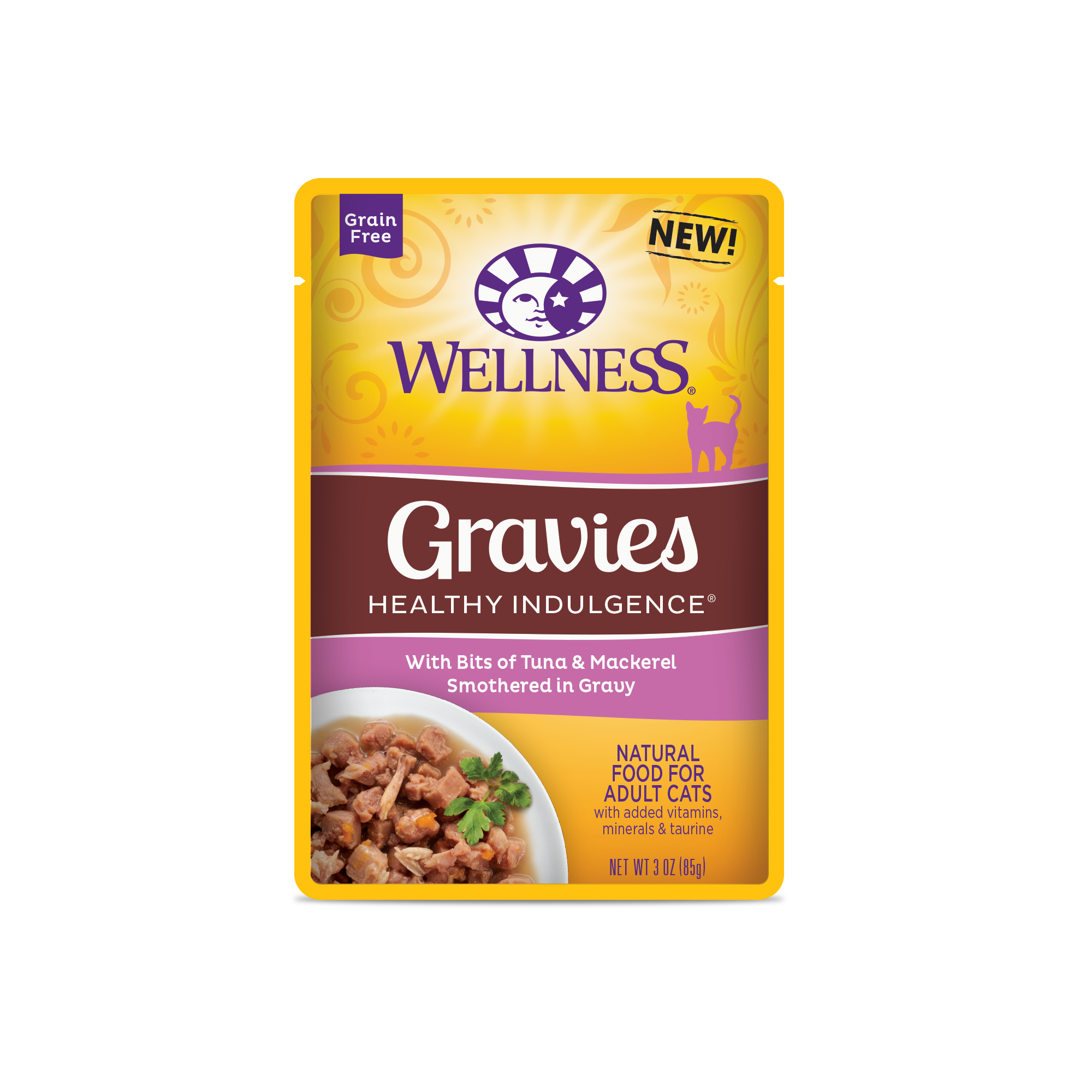 Wellness Healthy Indulgence Grain Free Tuna & Mackerel Wet Food (3o